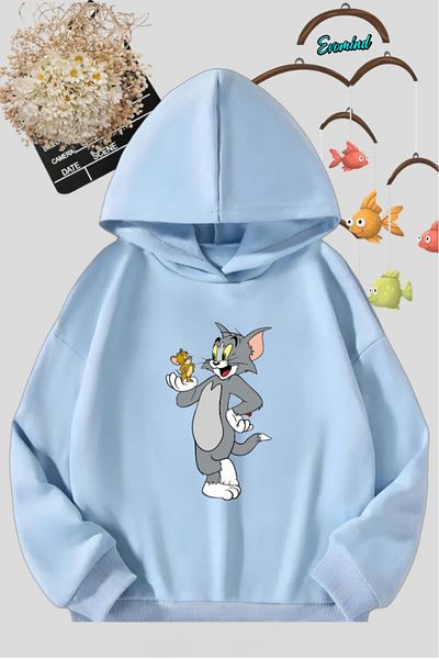 Evomind TRICOU CU GUGĂ IMPRIMAT PENTRU COPII