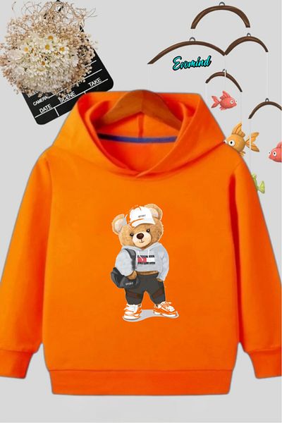 Evomind Children's Printed Hooded Sweatshirt