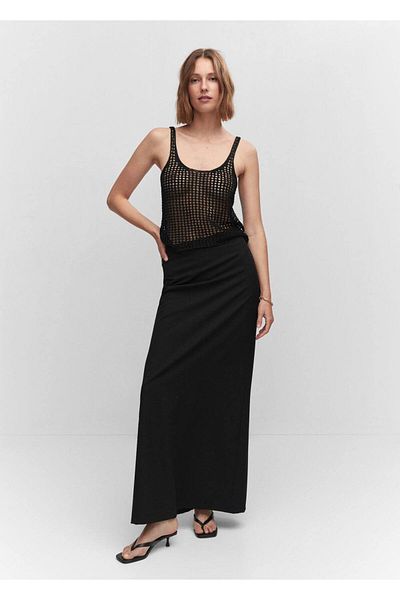 MANGO Woman Openwork knitted lureks blouse