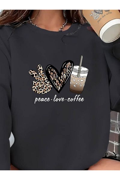 Kokosh moda Γυναικεία μακρυμάνικη μπλούζα με λαιμόκοψη με μοτίβο βισκόζης με δύο κλωστές