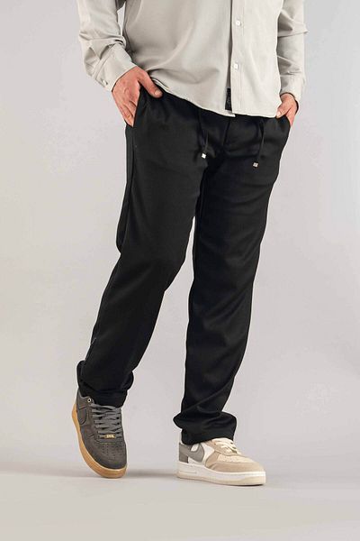 bombe Pantaloni mari pentru bărbați, cu potrivire confortabilă, cu curea din țesătură, cu șnur, pantaloni din pânză din lycra
