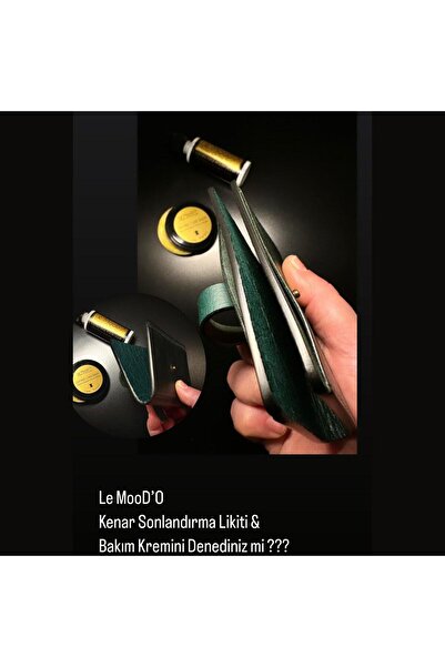 YeferStore Le Mood'o Deri Hobi Kenar Sonlandırma Ve Parlatma Sıvısı 100 ml