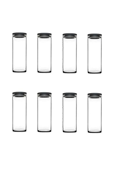 Paşabahçe 1230 Cc 8 Li Gray Vacuum Glass Jar - Origin Model, Storage Container Pb43756-8