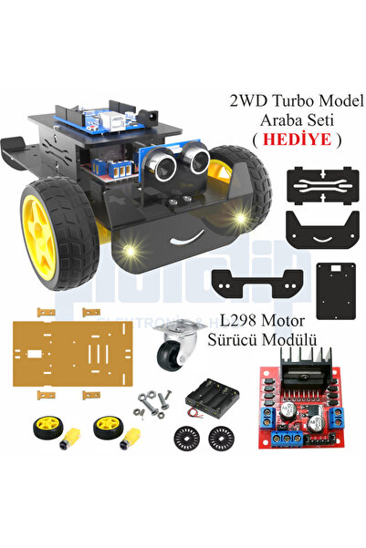 Arduino Başlangıç Seti Uno R3 ( Ch340 ) Süper Ideal Set --