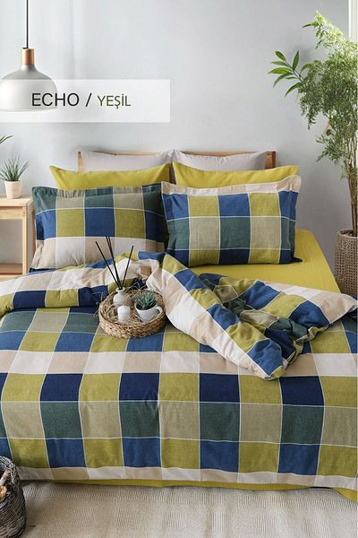 İyi Geceler İstanbul طقم غطاء لحاف مزدوج من الفلانيل من اسطنبول - ليلة سعيدة PAZEN ECHO