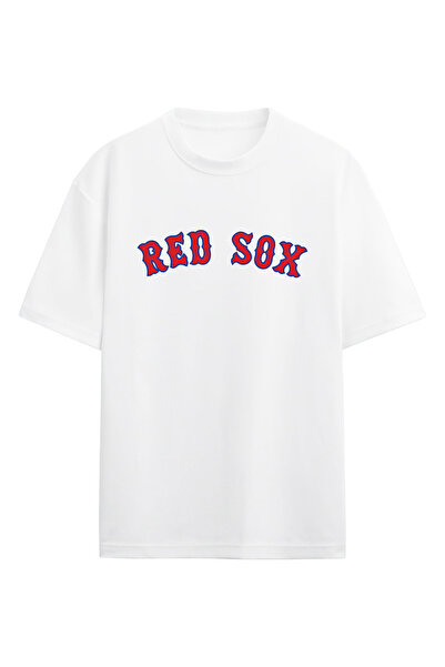 BA Sportswear تي شيرت بوسطن ريد سوكس MLB بيسبول ليج كبير الحجم