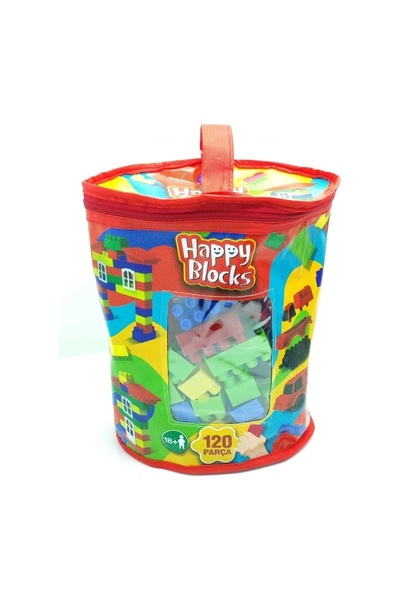 Happy Blocks 120 قطعة من ألعاب البناء