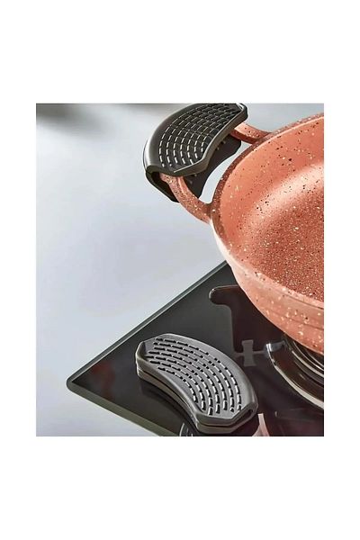 safestore 2-Piece Fireproof Non-Stick Silicone Pot Pan Pot Holder Silicone Handle Holder
