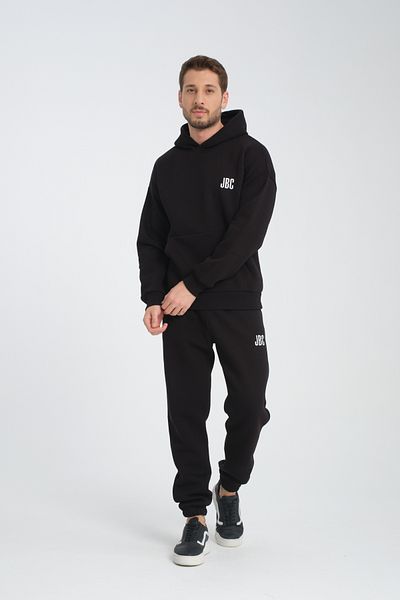 JBC Men's Embroidered Hooded Tracksuit Set