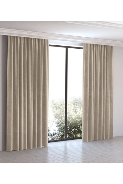 ecrin perde Beige Flat Island Background