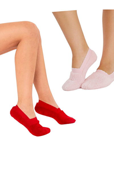 RUMİLY 2 чифта дамски плюшени зимни пантофи с размер 35/39