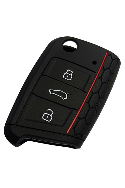 Kasey For Vw Golf 7 Skoda Octavia A7 Seat Mqb - Silicone Key Case Cover Control Case Auto Keychain