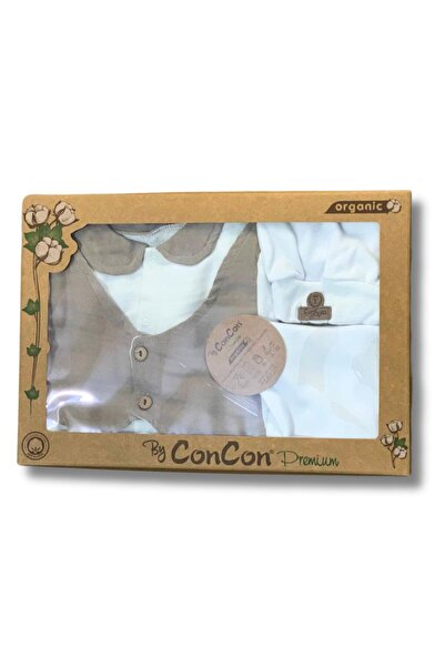 YusGos Organic 5 Piece Muslin Newborn Hospital Discharge Set