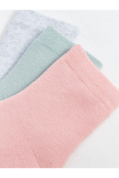 LC Waikiki Create Your Style with Uzg Store |   Basic Baby Girl Sock Socks 3-Pack
