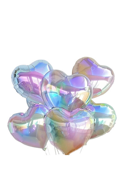 meyaccessories بالون قلب لامع 1 قطعة