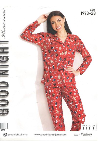 GOODNIGHT HOMEWEAR Good Night Christmas Concept Suede Pijamas Suit