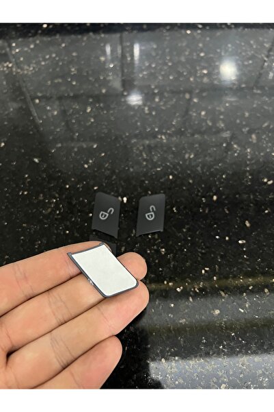 kaytaz Mercedes Uyumlukilit Düğme Kaplamaları Siyah W204 W212 W207 W117 W176 Gla Kendinden Yapışkanlı