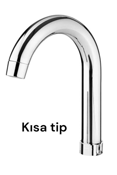 ANFORA LİFE ANF LAVABO BATARYA BORUSU KISA (KUĞU BOYUN) 20 CM 2 Yıl KROM DAYANIKLI TR Standart