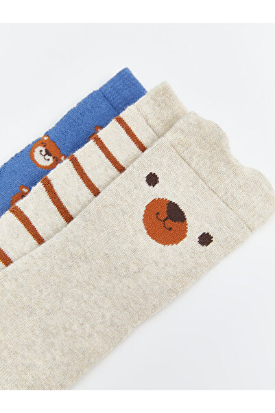 LC Waikiki Create Your Style with Uzg Store | Printed Baby Boy Socks 3-Pack