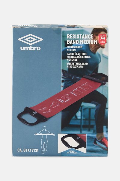 UMBRO Fitness Resistance Band 61 x 17 cm, Red