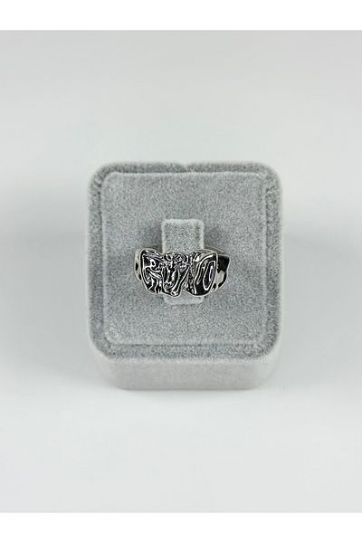 Store 316L Surgical Steel Mayan Ring - Silver Color, Tarnish Free & Water Resistant