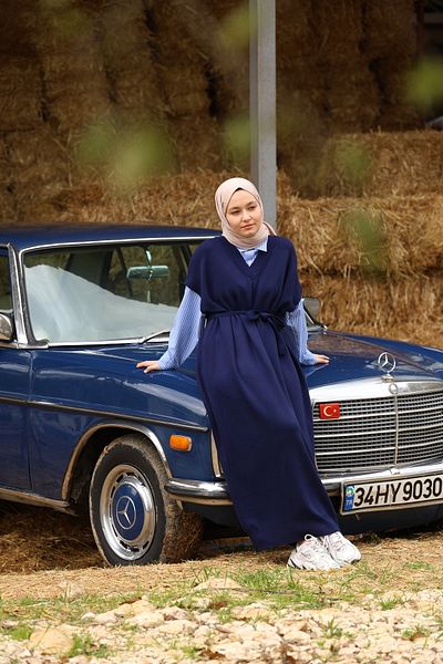 ilmek Cămașă de damă Tricotaj Garnili Rochie bleumarin