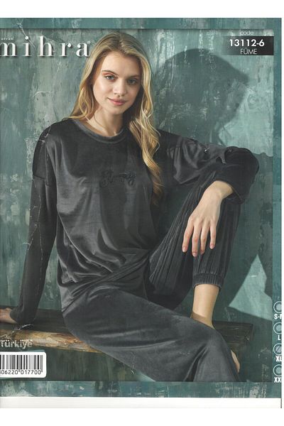 Mihra Mihra Velvet Pajama Set 13112