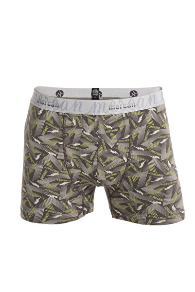 Mercan Patterned Lycra Cotton Perfection Printed Men's Boxers