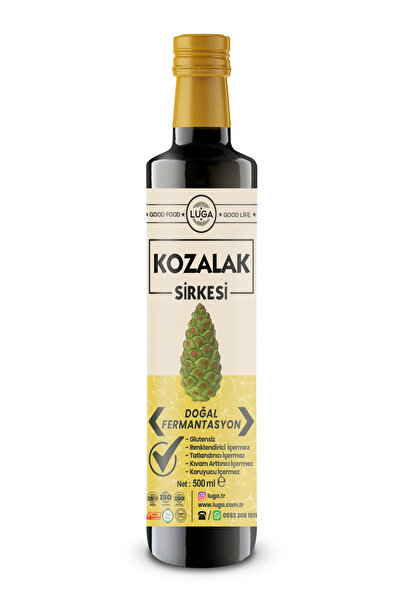 Luga Kozalak Sirkesi 500 ml - Doğal Fermantasyon, Katkısız
