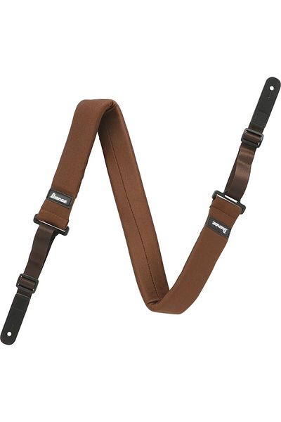 IBANEZ Gsf50-br Powerpad Strap Brown Gitar Askısı