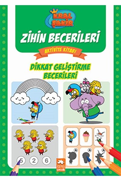 Eksik Parça Yayınları Dikkat Geliştirme Becerileri - Kral Şakir Zihin Beceril...