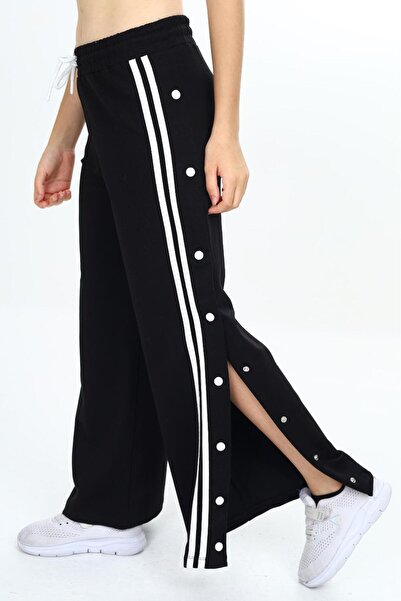 Asortix Черно долнище с 100% памук за момиче