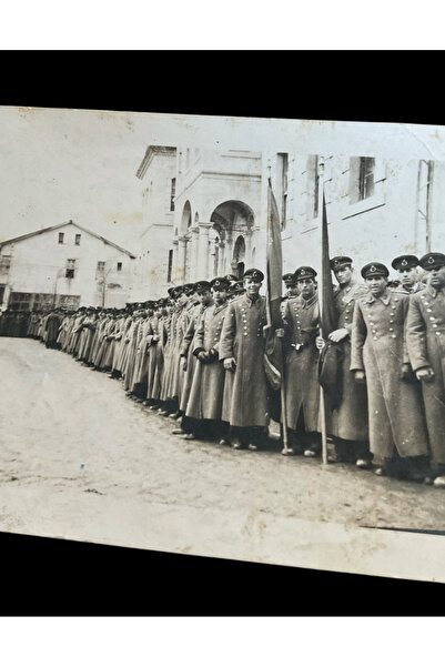 kho military design 9.5x6.5 cm. Atatürk Koşusu Subaylar Fotoğraf Karesi (Koll...