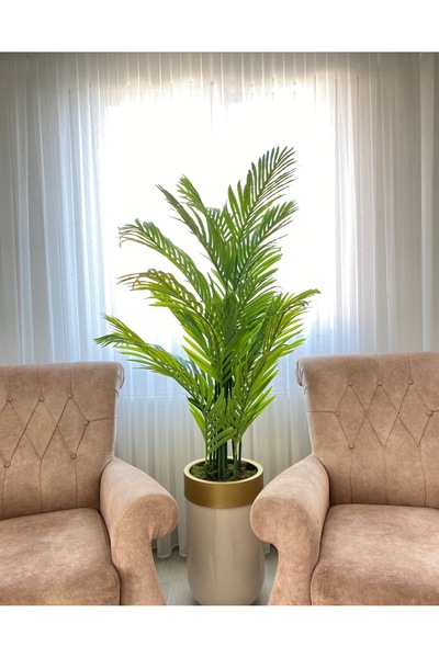İremÇiçekçilik Yapay Çiçek Uygula Salon Cicegi 180 Cm 14 Yaprak Areka