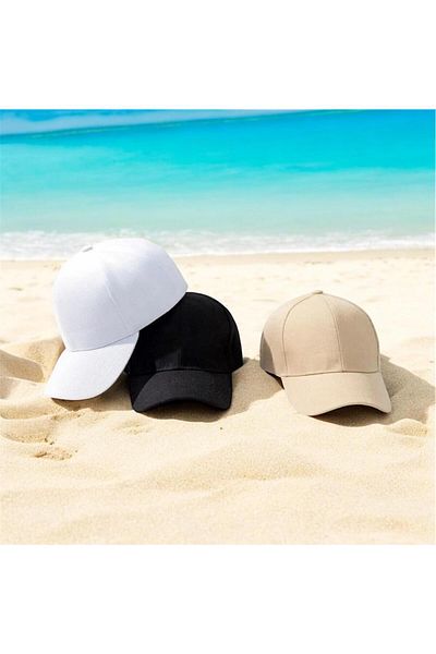 awix Αθλητικό καπέλο Unisex - 3 τεμαχίων, Velcro στην πλάτη, Ρυθμιζόμενο