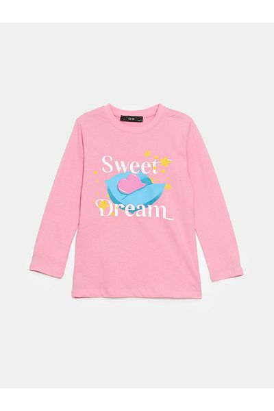 LC Waikiki Lcw Kids Crew Neck Girls Pajamas Set