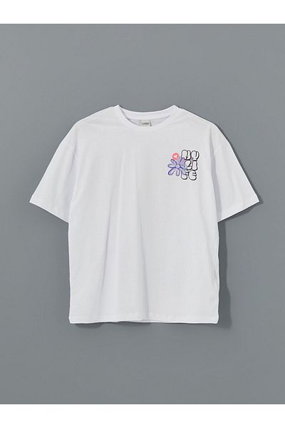 LC Waikiki Tricou pentru fete LCW Kids Crew Deck
