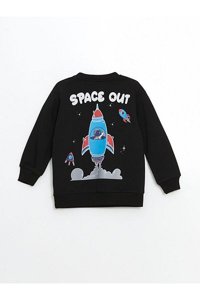 LC Waikiki Lcw Crew Neck Printed Boys' Sweatshirt