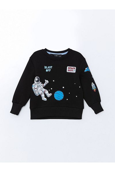 LC Waikiki Lcw Crew Neck Printed Boys' Sweatshirt