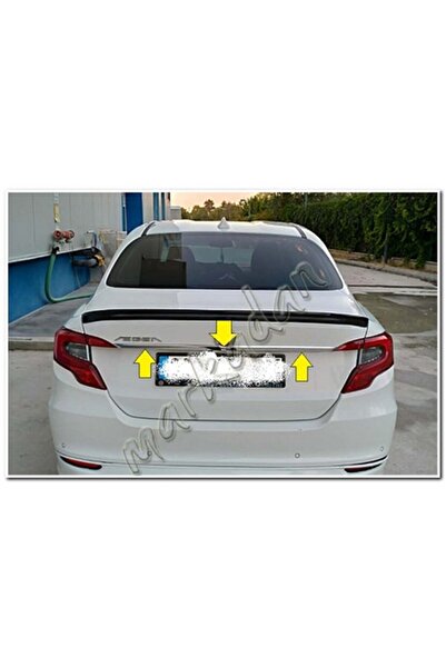 Genel Markalar Fiat Egea Sedan Krom Bagaj Çıtası 2015 Sonrası Paslanmaz Çelik