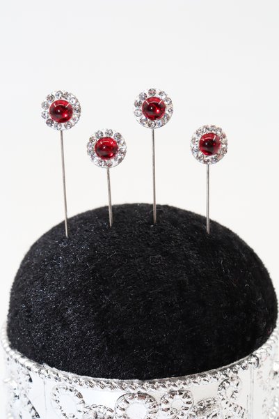 NUMETAL 4-Piece Crystal Stone Scarf Pin. Shawl Pin. Turban Pin. Headscarf Pin. Scarf and Shawl Pin