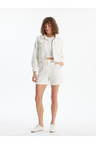 LC Waikiki Γυναικείο τουίντ σορτς Standard Fit