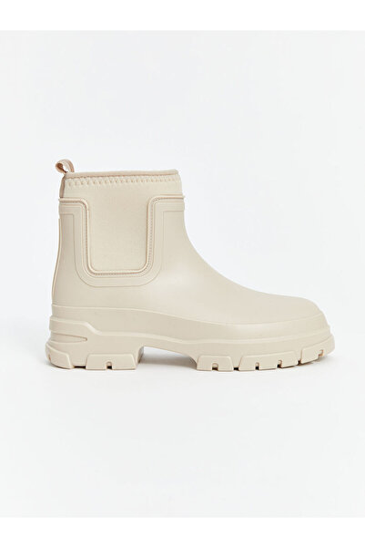 LC Waikiki LCW STEPS Deri Görünümlü Kadın Yağmur Botu