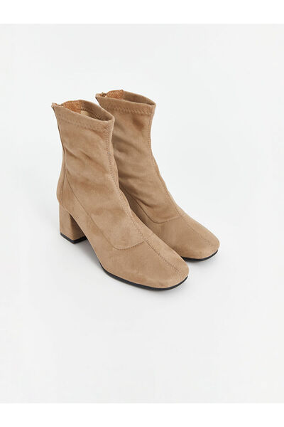 LC Waikiki KOOR Fermuarlı Süet Görünümlü Kadın Bot