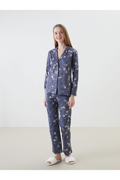 LC Waikiki Costum de pijama pentru femei LCW DREAM cu guler de cămașă