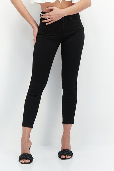 Monki Women Plain Skinny Pants, Black