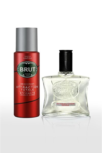 Brut Attraction Erkek Bakım Seti Parfüm EDT 100 ml, Deodorant 200 ml