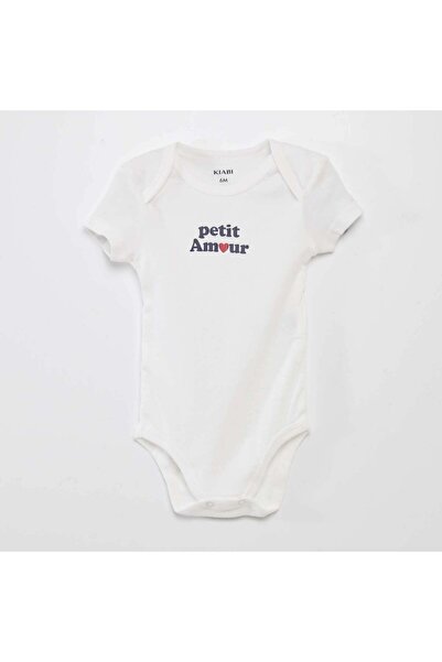 KIABI Pack of 3 eco-design bodysuits GREY