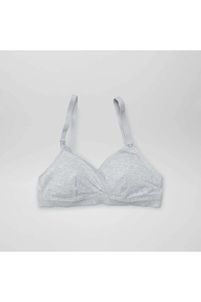 KIABI Pack of 2 cotton breastfeeding bras VL_GREY