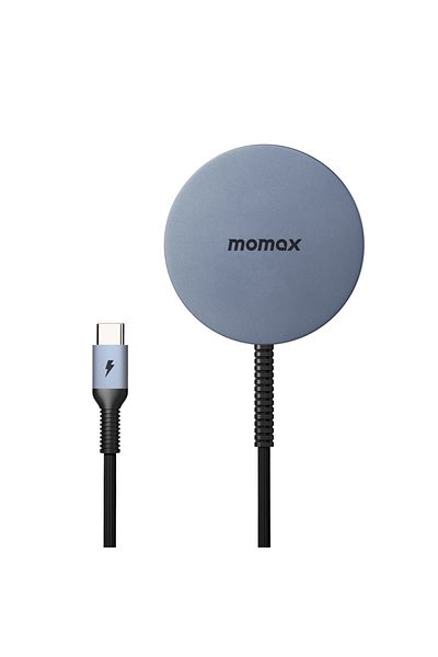 Momax Q.MAG 2 Transparent Magnetic Wireless Charger, 15W Max, 1.2M Cable - Grey